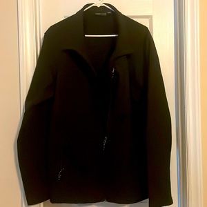 Swiss Tech Full Zip Black Jacket Men's Size XL (46-48) Warm Shell